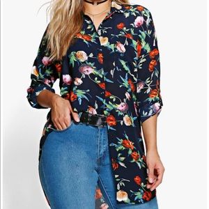 Oversized Floral Shirt